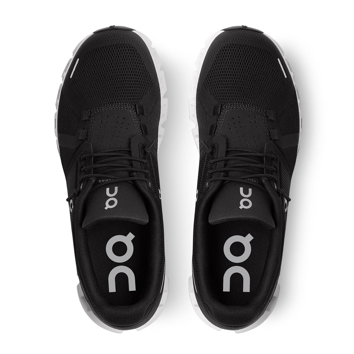 On Running Cloud 5 Running Shoe (Women) - Black/White Athletic - Running - The Heel Shoe Fitters