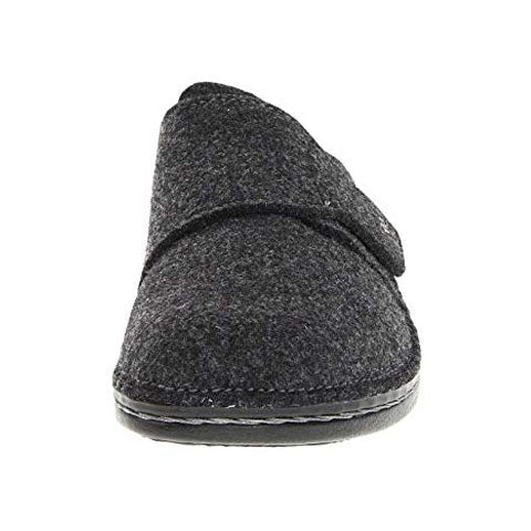 Finn Comfort Tirol Clog (Unisex) - Anthrazite Wollfilz Dress-Casual - Clogs & Mules - The Heel Shoe Fitters