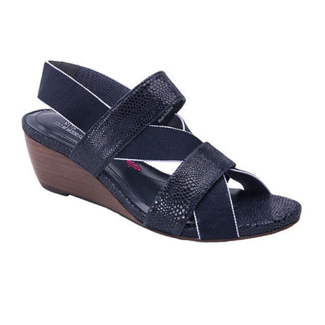 Ros Hommerson Wynona Wedge Sandal (Women) - Navy Sandals - Heel/Wedge - The Heel Shoe Fitters