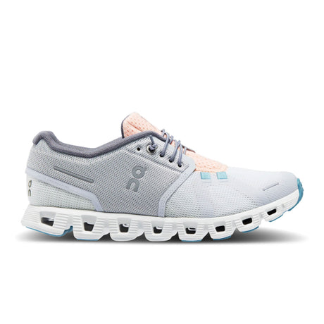 On Running Cloud 5 Push Running Shoe (Women) - Glacier/Undyed-White Athletic - Running - The Heel Shoe Fitters