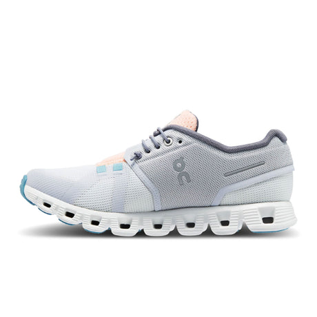 On Running Cloud 5 Push Running Shoe (Women) - Glacier/Undyed-White Athletic - Running - The Heel Shoe Fitters