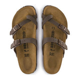 Birkenstock Mayari (Women) - Mocha Birkibuc Sandals - Thong - The Heel Shoe Fitters