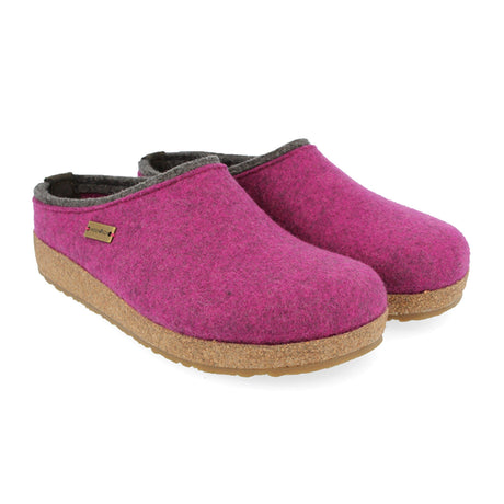 Haflinger Kris Clog (Women) - Mulberry Dress-Casual - Clogs & Mules - The Heel Shoe Fitters