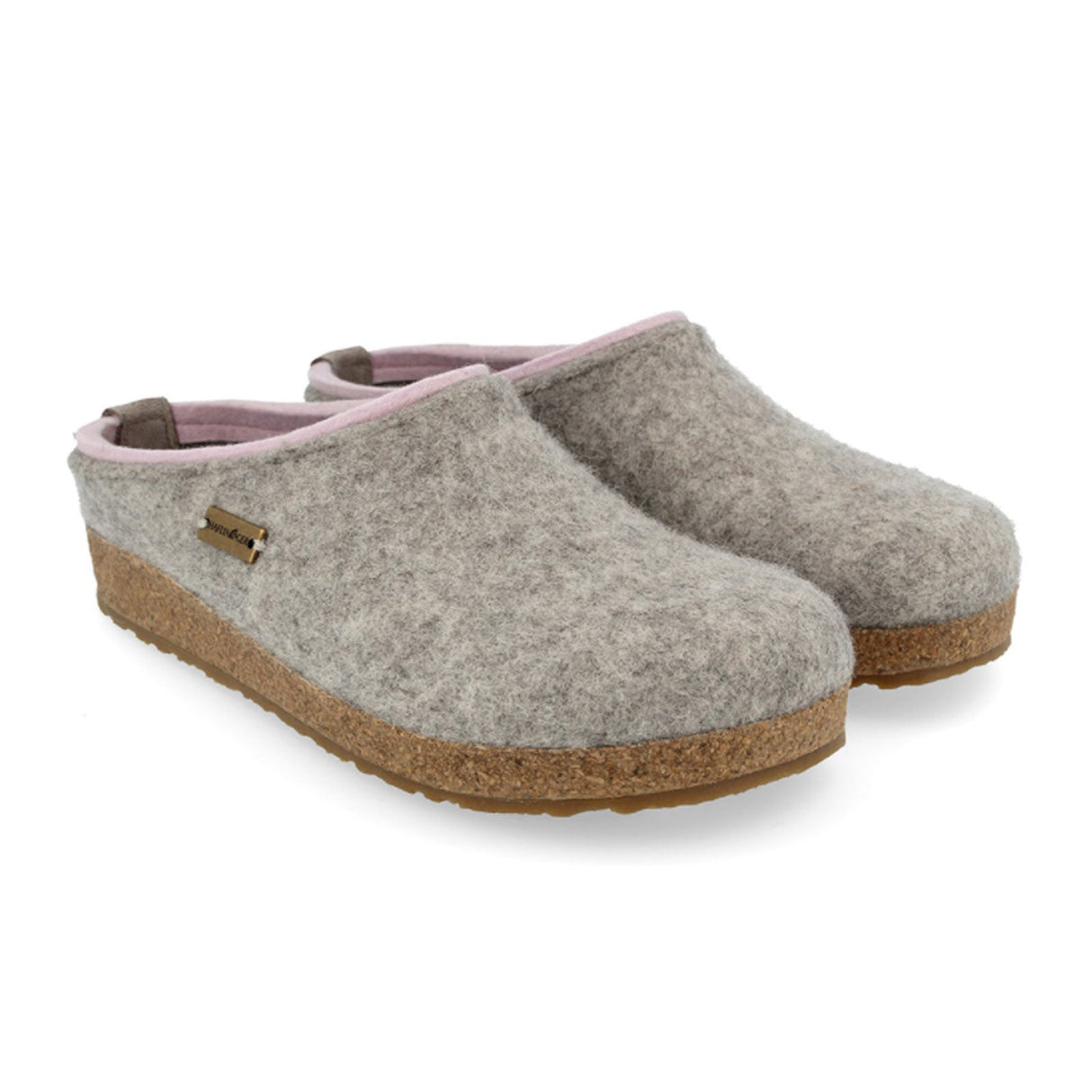 Haflinger Kris Clog (Women) - Silver Grey Dress-Casual - Clogs & Mules - The Heel Shoe Fitters