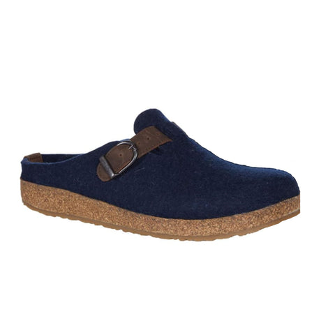 Haflinger GZB Clog (Unisex) - Captains Blue Dress-Casual - Clogs & Mules - The Heel Shoe Fitters