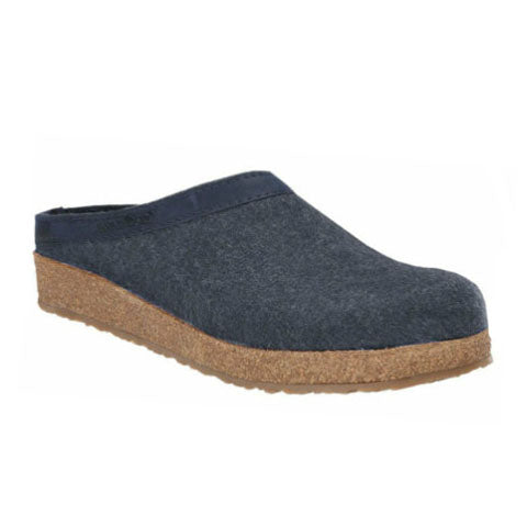 Haflinger GZL Clog (Unisex) - Captain's Blue Dress-Casual - Clogs & Mules - The Heel Shoe Fitters