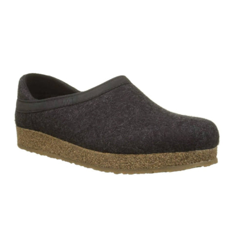 Haflinger GZH Clog (Unisex) - Charcoal Dress-Casual - Clogs & Mules - The Heel Shoe Fitters