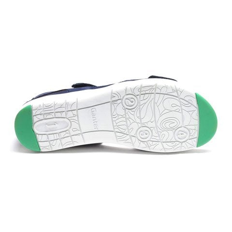 Ganter Gina Backstrap Sandal (Women) - Dark Blue/Soft Nubuck Sandal - Backstrap - The Heel Shoe Fitters