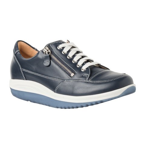 Ganter Gisa Active Sneaker (Women) - Dark Blue Athletic - Casual - Lace Up - The Heel Shoe Fitters
