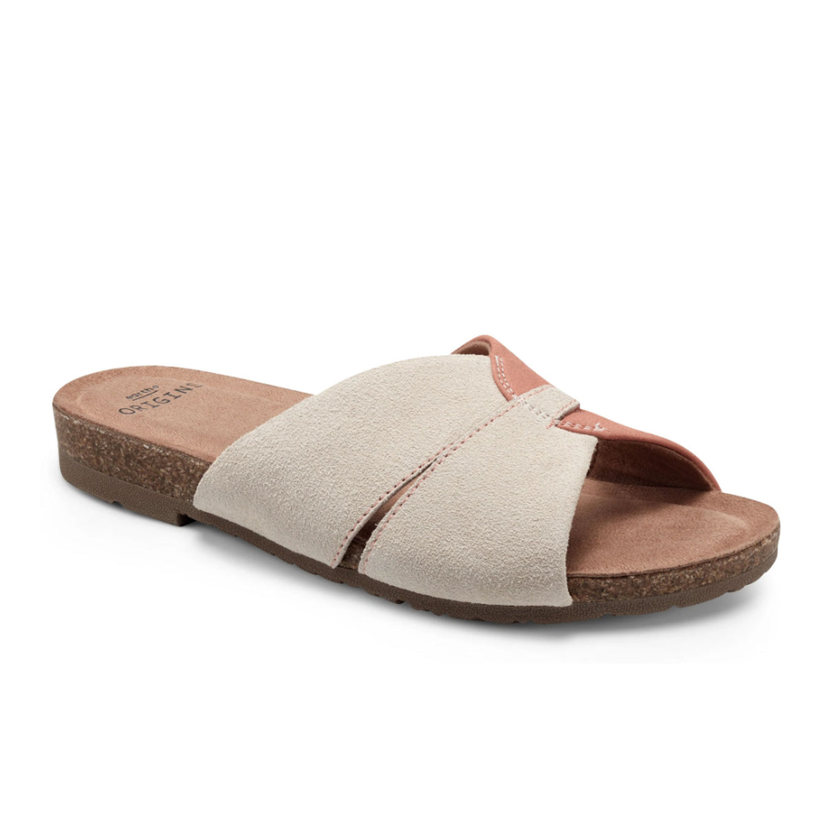 Earth Lexi Slide Sandal (Women) - Peach Multi Sandals - Slide - The Heel Shoe Fitters