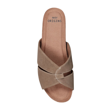 Earth Lexi Slide Sandal (Women) - Sedona Brown Sandals - Slide - The Heel Shoe Fitters
