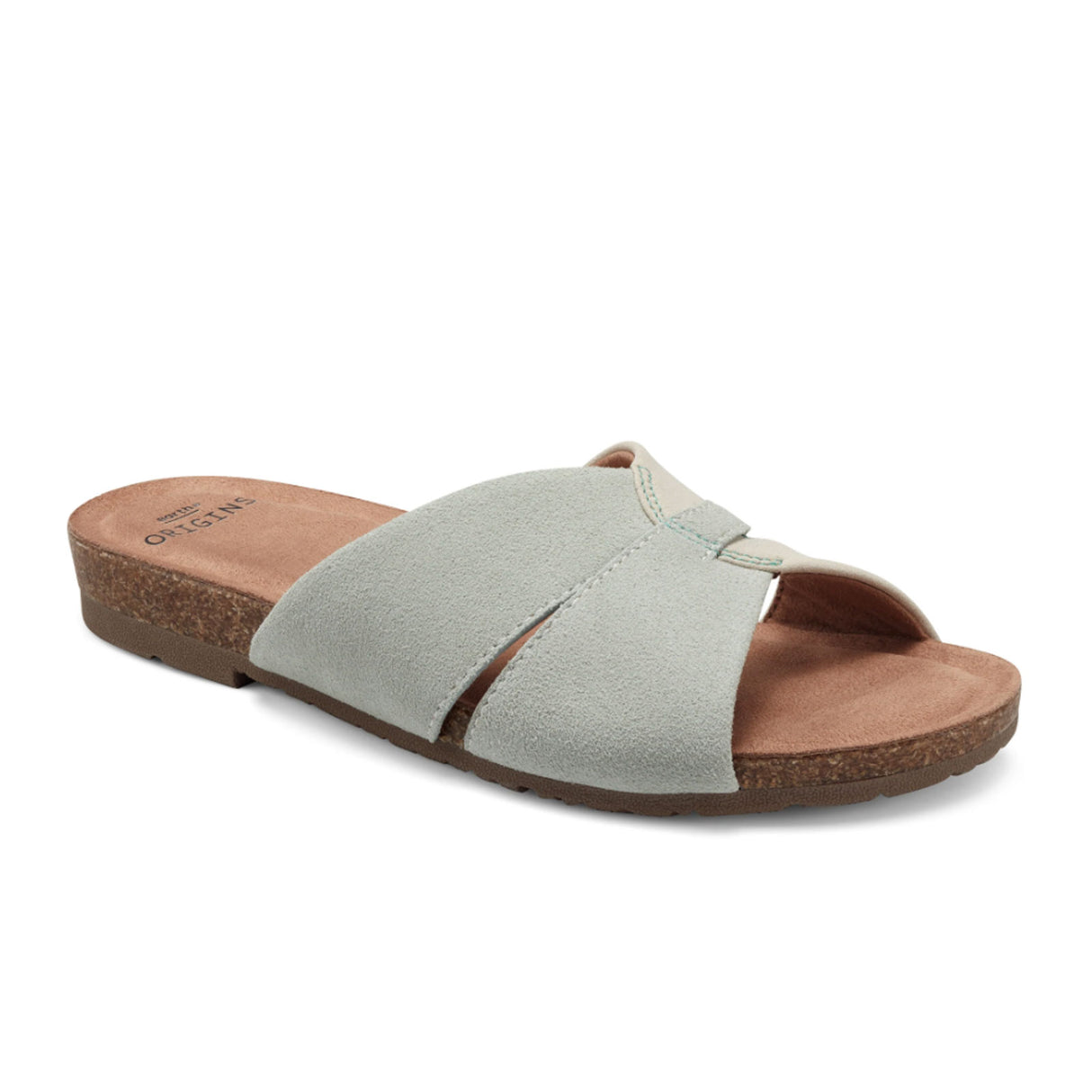 Earth Lexi Slide Sandal (Women) - Seafoam Green Multi Sandals - Slide - The Heel Shoe Fitters