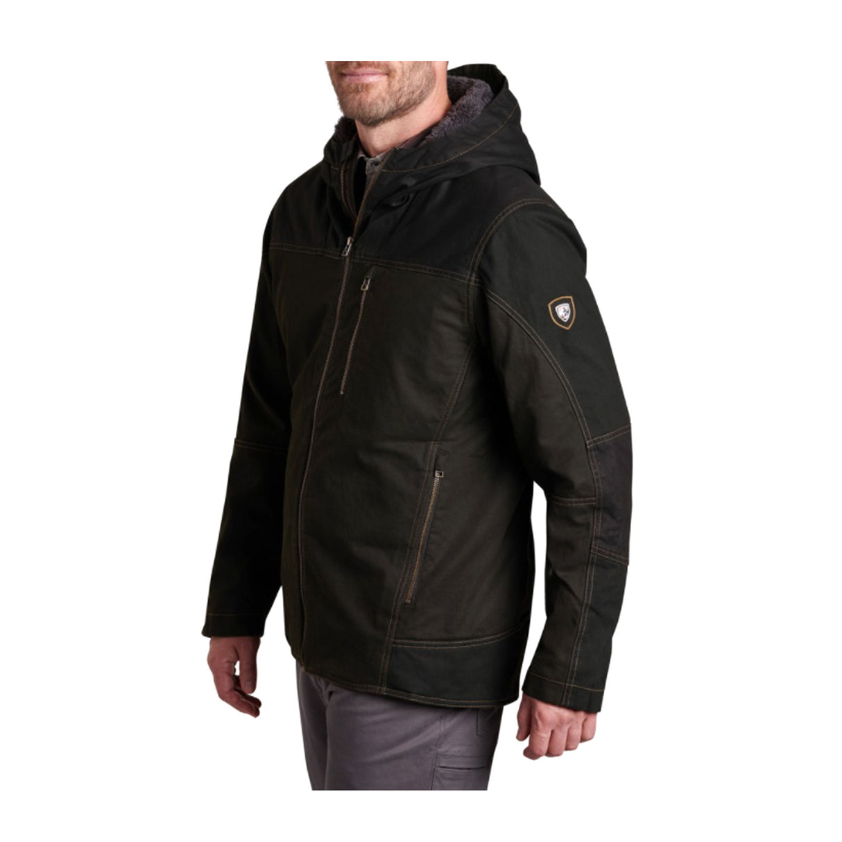 Kuhl Law Fleece Lined Hoody (Men) - Espresso Apparel - Jacket - Lightweight - The Heel Shoe Fitters