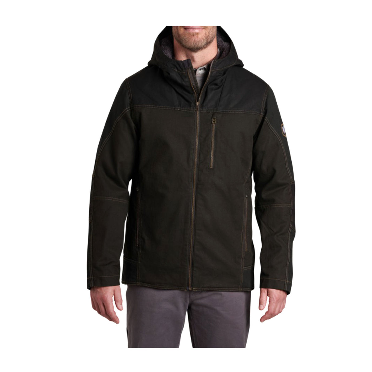Kuhl Law Fleece Lined Hoody (Men) - Espresso Apparel - Jacket - Lightweight - The Heel Shoe Fitters