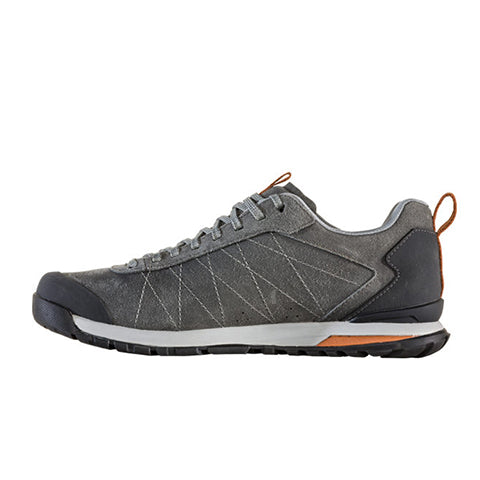 Oboz Bozeman Low Leather Lace Up Trail Shoe (Men) - Charcoal Hiking - Low - The Heel Shoe Fitters