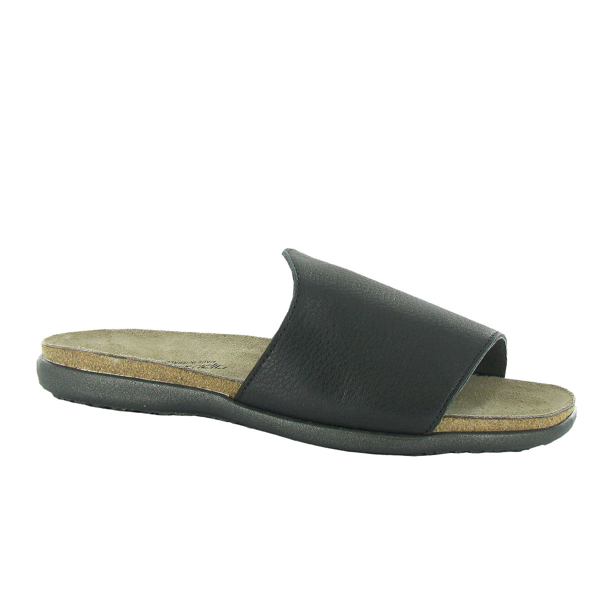 Naot Skylar Slide Sandal (Women) - Soft Black Leather Sandal - Slide - The Heel Shoe Fitters