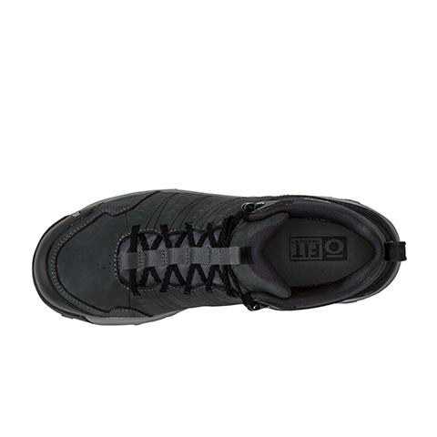 Oboz Sypes Mid Leather B-DRY Hiking Boot (Men) - Dark Shadow Hiking - Mid - The Heel Shoe Fitters