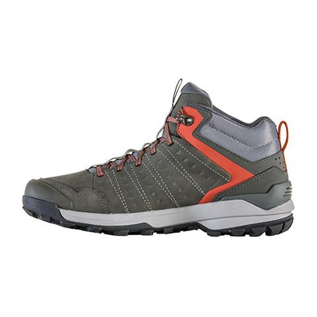 Oboz Sypes Mid Leather B-DRY Hiking Boot (Men) - Gunmetal Hiking - Mid - The Heel Shoe Fitters