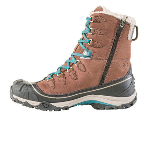 Oboz Sapphire 8" Insulated B-DRY Winter Hiking Boot (Women) - Chestnut Boots - Winter - High - The Heel Shoe Fitters