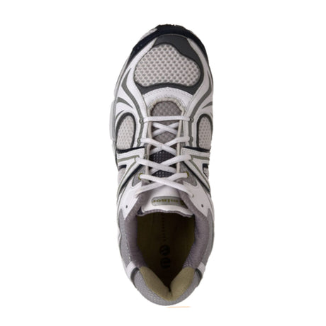 PW Minor Velocity (Men) - White/Navy Mesh Athletic - Walking - The Heel Shoe Fitters