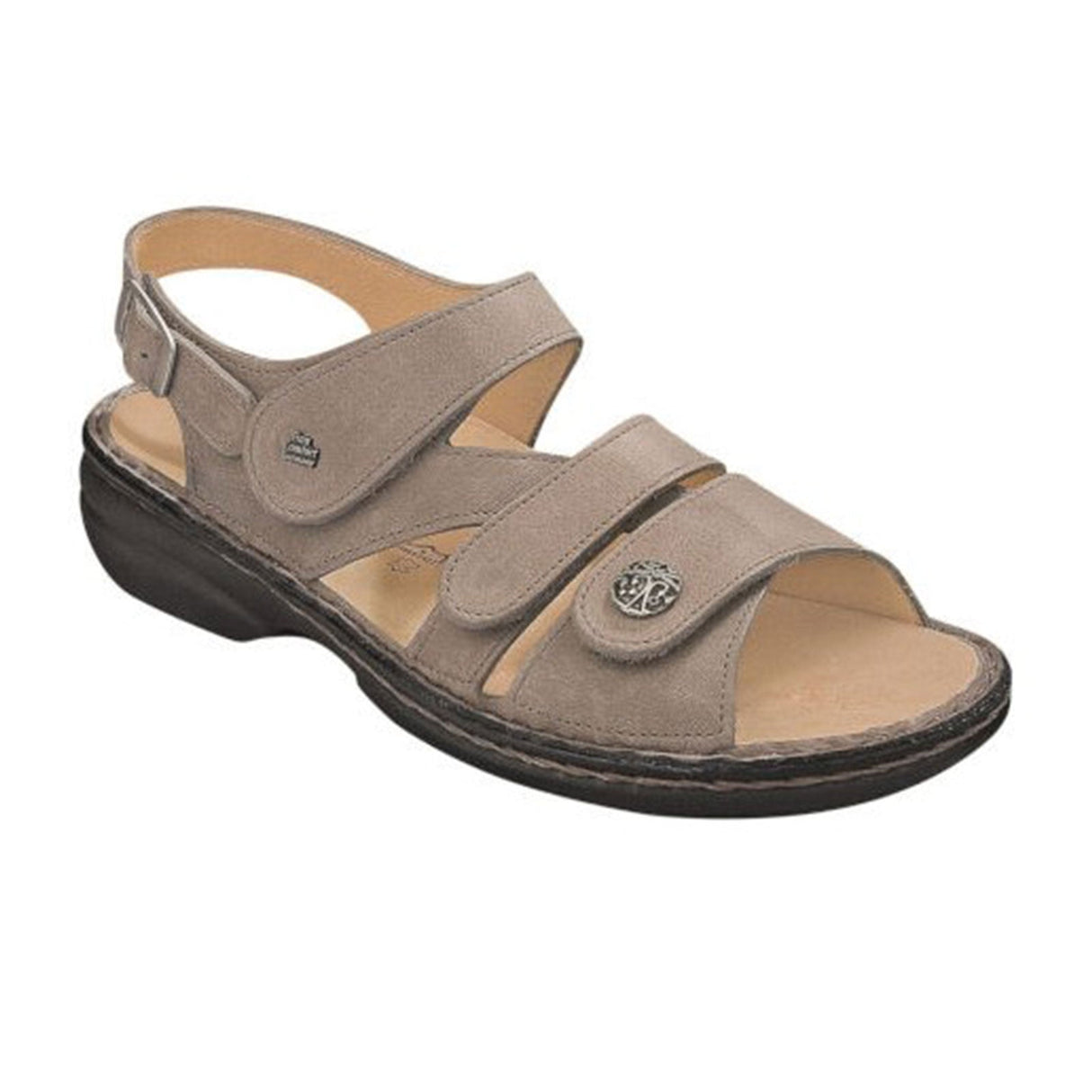 Finn Comfort Gomera-S Backstrap Sandal (Women) - Taupe Sandal - Backstrap - The Heel Shoe Fitters