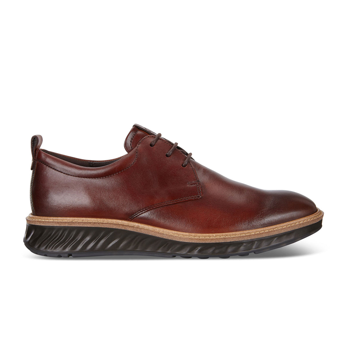 ECCO St. 1 Hybrid Plain Toe Oxford (Men) - Cognac Dress-Casual - Oxfords - The Heel Shoe Fitters