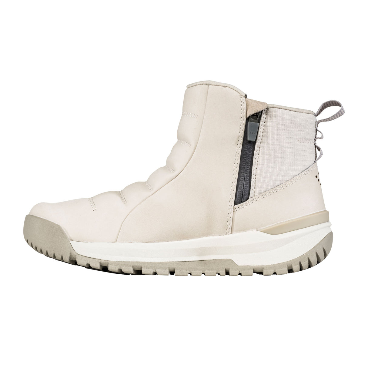 Oboz Sphinx Pull On Insulated B-DRY Winter Boot (Women) - Snow Leopard Beige Boots - Winter - Low - The Heel Shoe Fitters