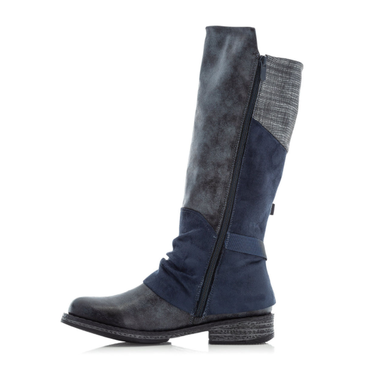 Rieker Franka 84 Tall Boot (Women) - Grey Boots - Fashion - High - The Heel Shoe Fitters