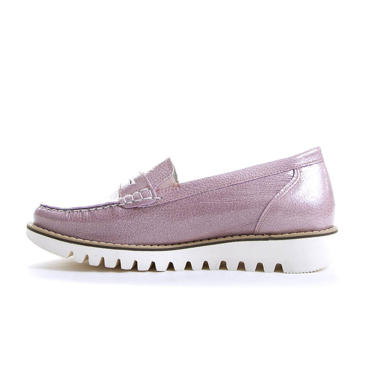 Waldlaufer Lyla 926504 Slip On Loafer (Women) - Patent Rose Dress-Casual - Loafers - The Heel Shoe Fitters