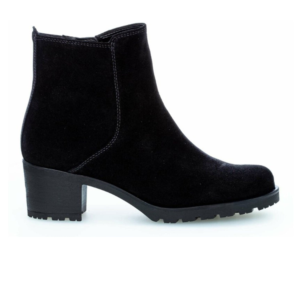 Gabor 800 Delight Ankle Boot (Women) - Black Suede Boots - Fashion - Mid Boot - The Heel Shoe Fitters