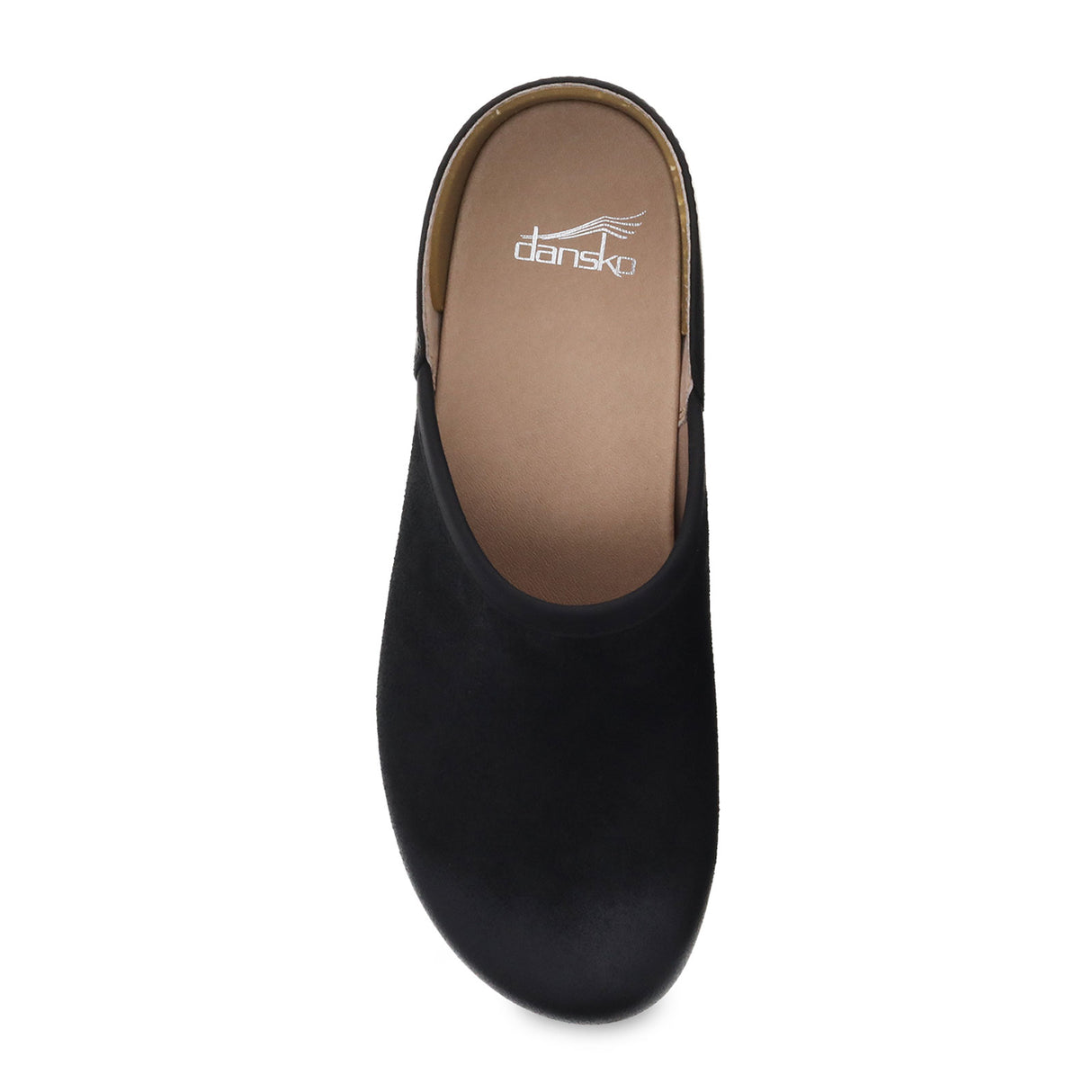 Dansko Brenna Clog (Women) - Black Burnished Suede Dress-Casual - Clogs & Mules - The Heel Shoe Fitters