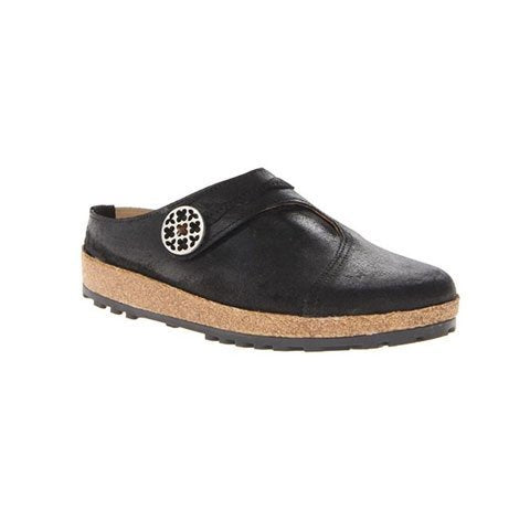 Haflinger Adventure Clog (Women) - Black Dress-Casual - Clogs & Mules - The Heel Shoe Fitters