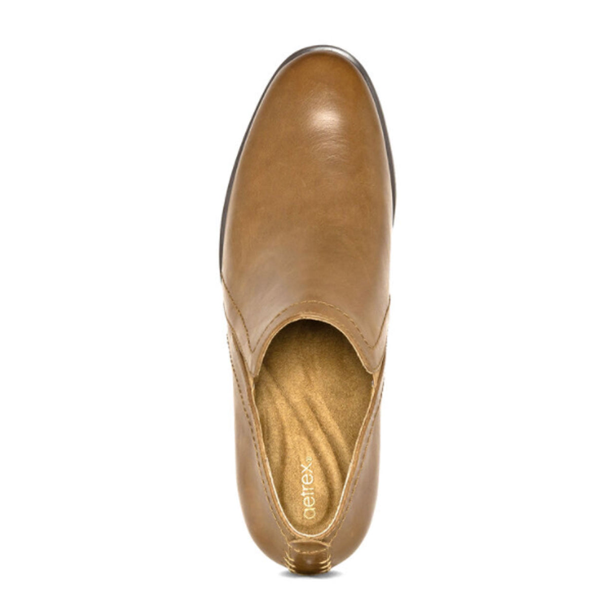 Aetrex Delaney Bootie (Women) - Cognac Leather Boots - Fashion - Ankle Boot - The Heel Shoe Fitters