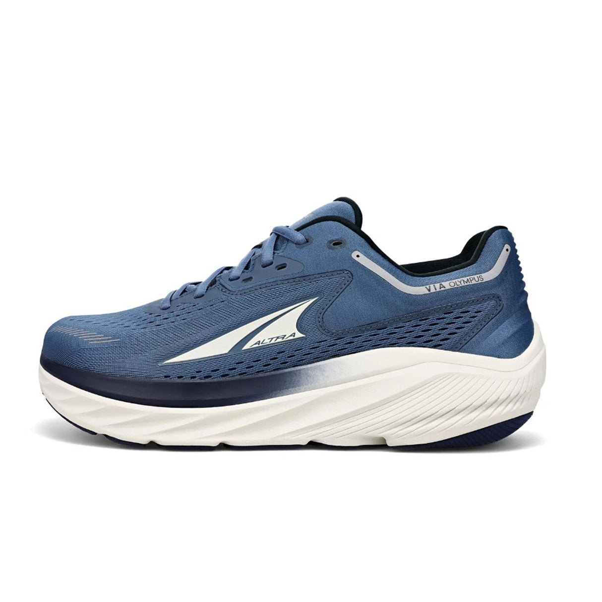 Altra VIA Olympus Running Shoe (Men) - Mineral Blue Athletic - Running - The Heel Shoe Fitters
