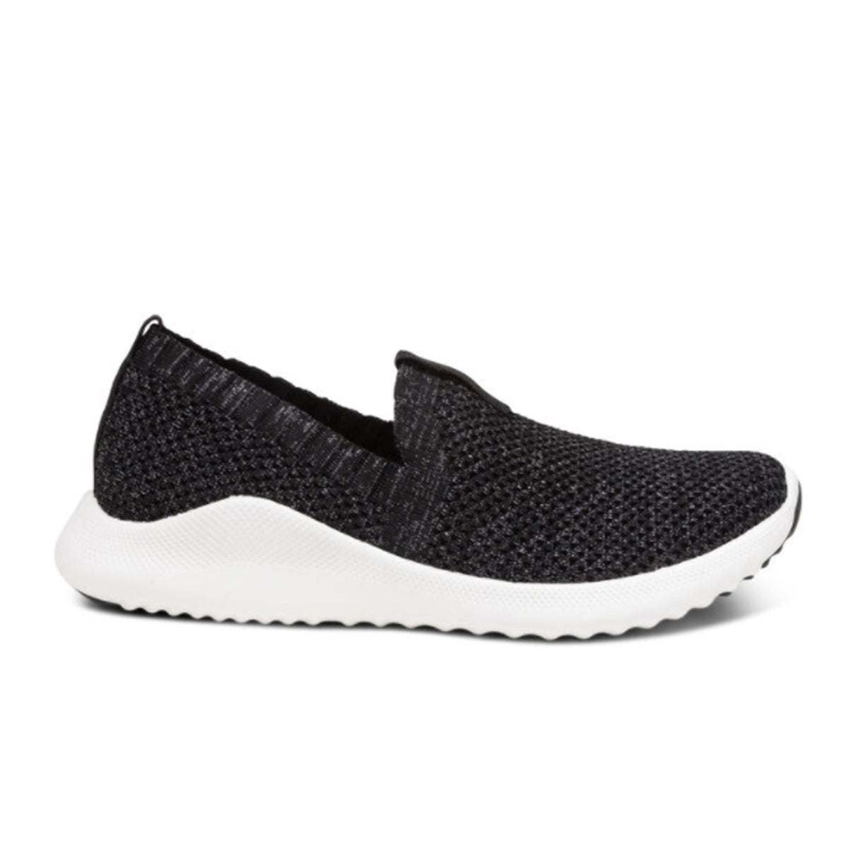 Aetrex Angie Slip On Sneaker (Women) - Black Athletic - Casual - Slip On - The Heel Shoe Fitters