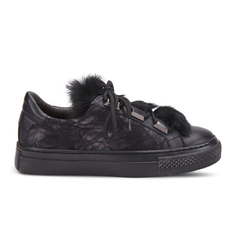 L'Artiste Ashlee Sneaker (Women) - Black Athletic - Casual - Lace Up - The Heel Shoe Fitters