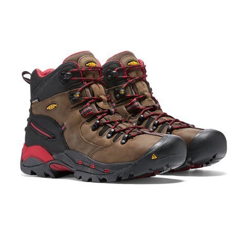 Keen Utility Pittsburgh 6" Steel Toe Work Boot (Men) - Bison Boots - Work - 6 Inch - The Heel Shoe Fitters