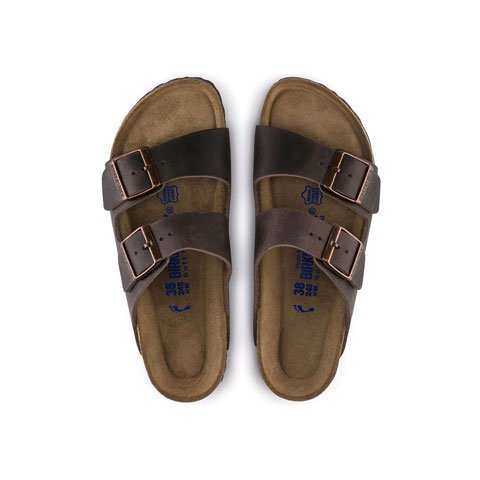 Birkenstock Arizona Soft Footbed Narrow Slide Sandal (Unisex) - Habana Oiled Leather Sandals - Slide - The Heel Shoe Fitters