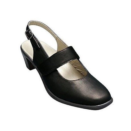 Akaishi Chiyo Sling (Women) - Black Dress-Casual - Heels - The Heel Shoe Fitters