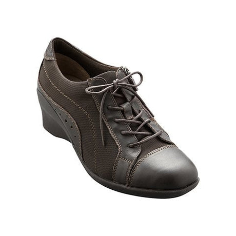 Akaishi Haori Lace Up Wedge (Women) - Dark Brown Dress-Casual - Lace Ups - The Heel Shoe Fitters