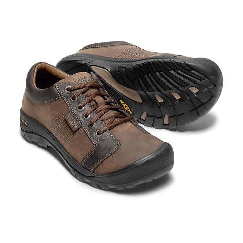 Keen Austin Wide Lace Up (Men) - Chocolate Brown Athletic - Casual - Lace Up - The Heel Shoe Fitters