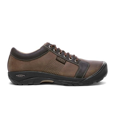 Keen Austin Wide Lace Up (Men) - Chocolate Brown Athletic - Casual - Lace Up - The Heel Shoe Fitters