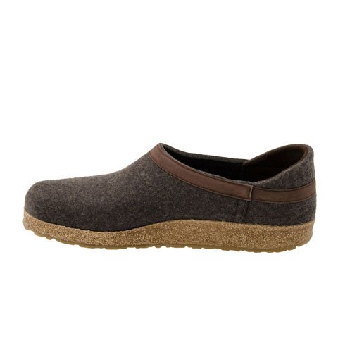 Haflinger GZH Clog (Unisex) - Smokey Brown Dress-Casual - Clogs & Mules - The Heel Shoe Fitters