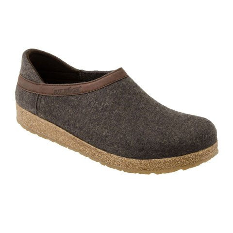 Haflinger GZH Clog (Unisex) - Smokey Brown Dress-Casual - Clogs & Mules - The Heel Shoe Fitters