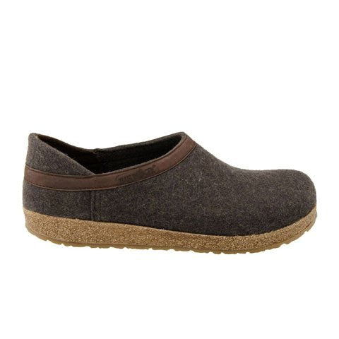 Haflinger GZH Clog (Unisex) - Smokey Brown Dress-Casual - Clogs & Mules - The Heel Shoe Fitters