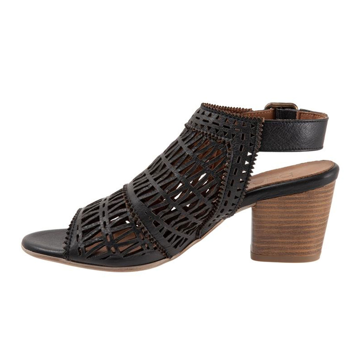 Bueno Candice Heeled Sandal (Women) - Black Sandal - Heel/Wedge - The Heel Shoe Fitters