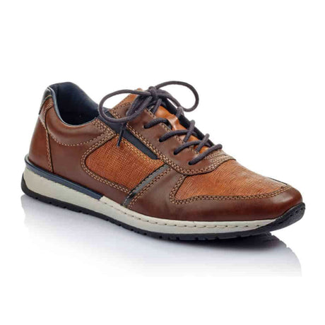 Rieker B5120-25 (Men) - Kastanie/Nuss/Ozean Dress-Casual - Sneakers - The Heel Shoe Fitters