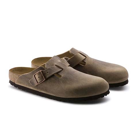 Birkenstock Boston Clog (Unisex) - Tobacco Oiled Leather Dress-Casual - Clogs & Mules - The Heel Shoe Fitters