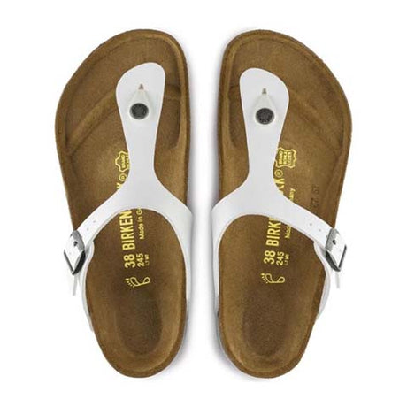 Birkenstock Gizeh Birko-Flor Thong Sandal (Women) - White Sandals - Thong - The Heel Shoe Fitters