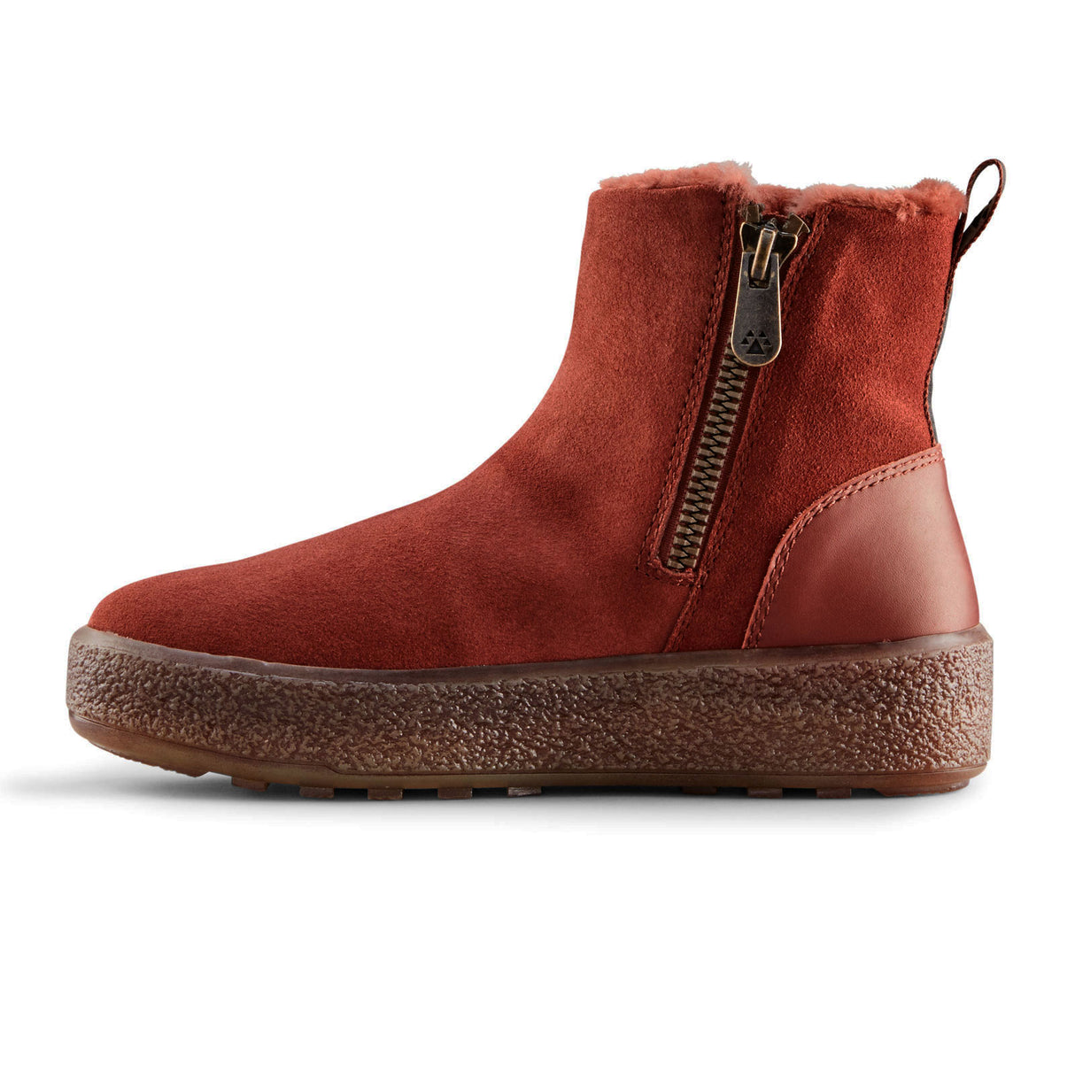 Cougar Broom Winter Ankle Boot (Women) - Russet Suede Boots - Winter - Mid Boot - The Heel Shoe Fitters